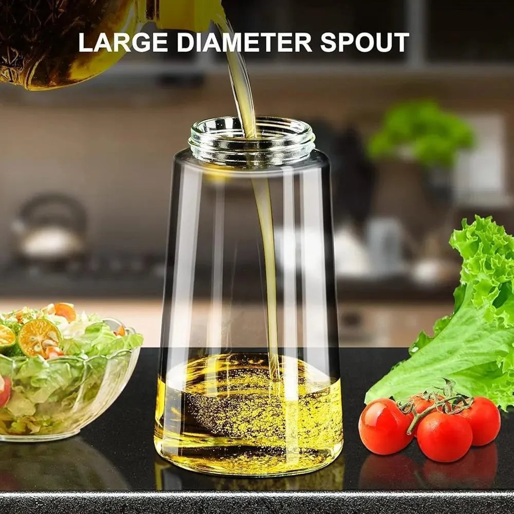 Glass Oil Sprayer with Spray Nozzle (2-in-1 Pour & Spray)