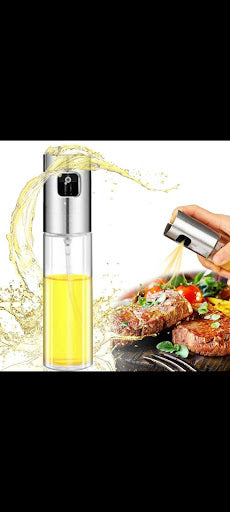Classic Glass Oil Spray Bottle (7.1" Non-Slip Grip)
