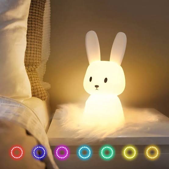 Rechargeable Silicone Bunny Night Light